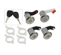 Kit 4 Maniglie Esterne + Cilindri Serratura Per Master 2 Movano Interstar