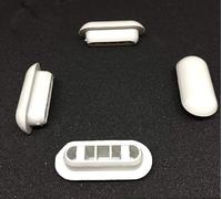 KIT 4 PARACOLPI GOMMA PIENA COPRIVASO SEDILE WC GOMMINI COPRI WATER POLIESTERE
