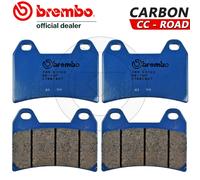KIT 4 PASTIGLIE FRENO ANTERIORE BREMBO CARBON DUCATI MONSTER EVO 1100 2012-2013