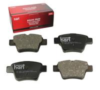 Kit 4 Pastiglie Freno HART Posteriori per PEUGEOT 307 SW Estate Van (3E,3H) 1.4
