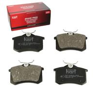 Kit 4 Pastiglie Freno HART Posteriori per CITROËN DS3 Convertible 1.6