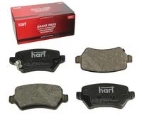 Kit 4 Pastiglie Freno HART Posteriori per OPEL ASTRA G Saloon (T98) 1.7/1.8/2.0