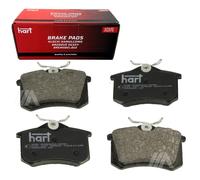 Kit 4 Pastiglie Freno Posteriori HART per RENAULT MEGANE III Coupe (DZ0) 1.6 dCi