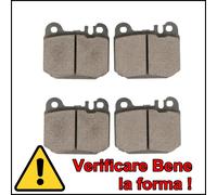 KIT 4 PASTIGLIE FRENO POSTERIORI MERCEDES CLASSE M (W163) art.1512