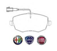 KIT 4 PASTIGLIE PATTINI FRENO ANTERIORE SEGNALATORE BMW SERIE 3 DAL 2005 AL 2012