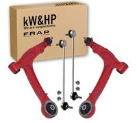 KIT 4 PEZZI BRACCI BRACCETTI OSCILLANTI RINFORZATI E BIELLETTE BARRA STABALIZZATRICE COMPATIBILE CON FIAT PANDA (169) DAL 2003 AL 2012