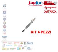 KIT 4 PEZZI CANDELETTE MITSUBISHI L 200 300 PAJERO HYUNDAI GALLOPER H100 2.5 TD