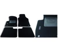 KIT 4 PEZZI TAPPETI TAPPETINI MOQUETTE PER FIAT 500 07>