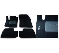 Bottari 39070 Set Tappeti Auto su Misura in Moquette, Nero, 4 Pezzi