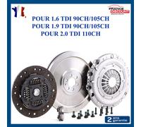 Kit 4 Pezzi Volante Motore Rigido Per Audi A3 Golf Leon Octavia 1.6 TDI 835035