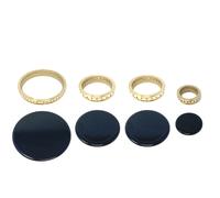 Kit 4 piattelli + anelli spartifiamma 4 fuochi cucina gas Foster