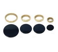 NARDI - KIT 4 PIATTELLI+ ANELLI SPARTIFIAMMA 4 FUOCHI CUCINA SET FORNELLI