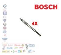 KIT 4 PZ CANDELETTA CITROEN BERLINGO XSARA PEUGEOT 206 306 FIAT BOSCH 0250202020