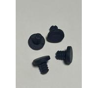 KIT 4 PZ GOMMINI PER Griglie COMPATIBILI CON di rex smeg electrolux, FACILMENTE SOSTITUIBILI COD.GP0014 altezza totale 10 gambo 8 diametro 5 mm.