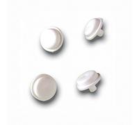 KIT 4 Pz. PARACOLPI TONDI PER COPRIVASO SEDILE WC GOMMINI D. 18x7 H mm CON PERNO