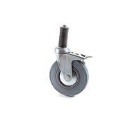 Kit 4 ruote Piroettanti con freno per Letti Degenza Linea TULIPANO Art. MPR051 -