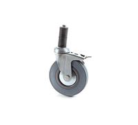 Kit 4 ruote Piroettanti con freno per Letti Degenza Linea TULIPANO Art. MPR051