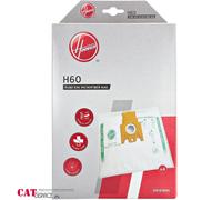 KIT 4 SACCHETTI MICROFIBRA ORIGINALI HOOVER PER TRAINO TELIOS H60 [EEK: DURAFLOW]