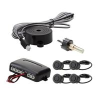 Kit 4 sensori di parcheggio auto posteriori con buzzer dedicato 30-250cm