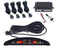 KIT 4 SENSORI DI PARCHEGGIO COLOR NERO VERNICIABILE PER AUTO, CAMPER, FURGONE