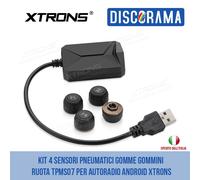 KIT 4 SENSORI PNEUMATICI GOMME GOMMINI RUOTA TPMS07 PER AUTORADIO ANDROID XTRONS