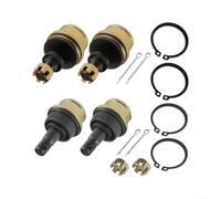 Kit 4 Snodi Sferici per acciaio per Honda TRX420 Kit 4 Snodi | Superiore e inferiore, sinistra e per destra, fit perfetto 1:1, per elimina sterzo, rumore ridotto