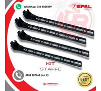 Kit 4 Staffe Di Fissaggio Ventilatore Elettroventole Ventola Assiale Spal