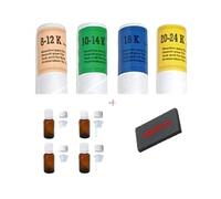 KIT 4 TESTER ORO 9/14/18/24 K CARATI PER TESTARE L'ORO + PIETRA DI TOCCA MEDIUM NATURALE 65 x 40 mm + 4 FLACONCINI CONTE GOCCE 15 ML + GUIDA ESPERIENZA GRATUITA (TEST TESTING GOLD STONE)