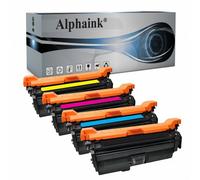 KIT 4 TONER CE250X-3A per HP Color LaserJet CM3530, CP3525, CP3525DN, CP3525X