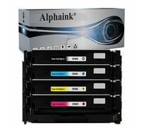 KIT 4 Toner CF400A Nero per HP Color LaserJet Pro CF400A M250 M252n M270 M277n