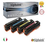 KIT 4 Toner CF540A Nero CompatiibIle HP Laserjet Color Pro M280, M254, M254DW