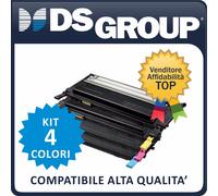 KIT 4 TONER CMYK COMPATIBILI PER SAMSUNG CLT-K4092 CLP 310 310N 315 CLX3170FN..