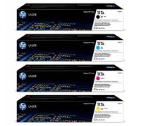 Kit 4 Toner Originali HP 117A (W2070A W2071A W2072A W2073A)