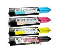 KIT 4 TONER PER EPSON ACULASER CX21N CX21NC CX21NF CX21NFC CX21NFCT CX21NFT