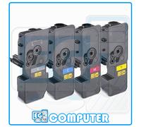 KIT 4 TONER PER KYOCERA TK5230 ECOSYS M5521cdn M5521cdw P5021cdn TK-5230