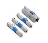 KIT 4 Toner per OKI C561 C510dn C530dn MC561dn 44469804 69722 69723 69724