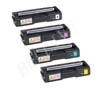 KIT 4 Toner per Ricoh Aficio SP C220N SP C221N SP C222DN C220S 407642 - 407645