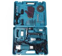 Kit 4 utensili / seghetto alternativo + trapano + smerigliatrice / levigatrice