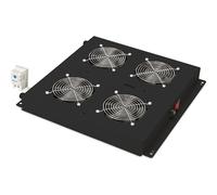 KIT 4 VENTOLE CON TERMOSTATO COLORE NERO PER ARMADI LINEA PROFESSIONALE