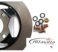 KIT 4 VITI PERNO X DISCO FRENO 220mm MICROCAR MGO M.GO M8 LIGIER IXO JS50