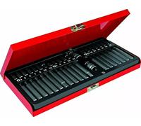 KIT 40 Pezzi Chiavi Bussole Inserti Torx Spline Hex 1/2" 3/8" Fai Da Te Lavoro