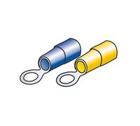LD5D Kit 40 Terminali-Capicorda Ad Anello - Giallo/Blu