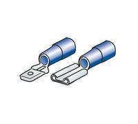 LD49 Kit 40 Terminali-Capicorda Piatti - Blu