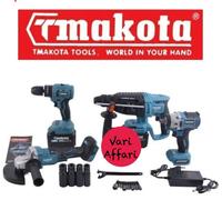 KIT 4IN1 MAKOTA TASSEL TRAPANO IMPULSI TRAPANO AVVITATORE 88v FLEX 2 BATTERIE