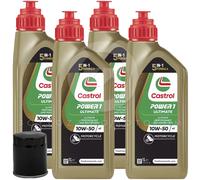 KIT 4L CASTROL ULTIMATE 10w50 + FILTRO DUCATI SuperSport FE 900 1998-1998