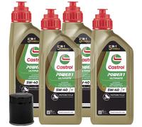 KIT 4L CASTROL ULTIMATE 5w40 KAWASAKI VN Vulcan Classic FI 1500 2000-2003