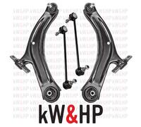 KIT 4PZ BRACCI BRACCETTI+BIELLETTE BARRA STAB. ANTERIORI PER NISSAN QASHQAI +2 I