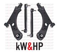 KIT 4PZ BRACCI BRACCETTI + BIELLETTE SOSPENSIONE ANTERIORI PER FIAT TIPO 2015>