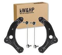 KIT 4PZ BRACCI BRACCETTI OSCILLANTI ANTERIORI + BIELLETTE BARRA STABILIZZATRICE ANT. DX/SX PER NISSAN MICRA V (K14)