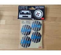 Kit 4x Adesivo Logo Coprimozzo Fiat UNO Tondo 45mm Coppa Ruota Copricerchio Epoc